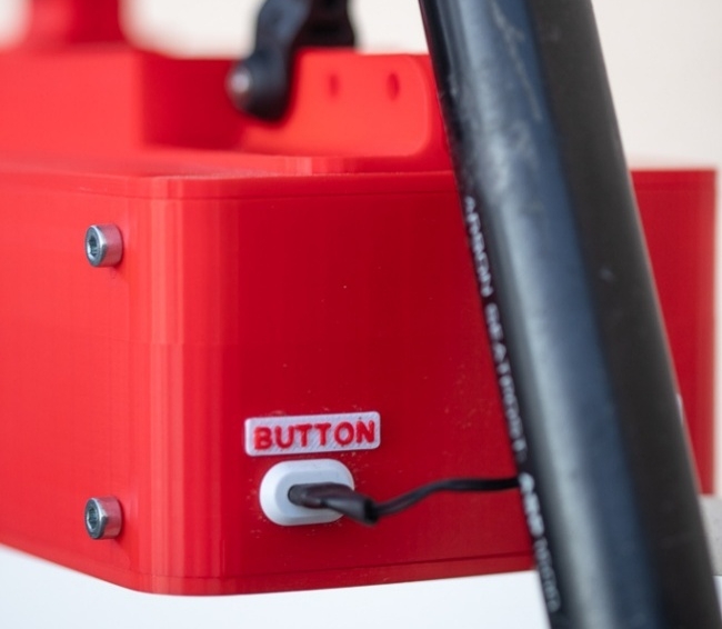 Push button attachment point