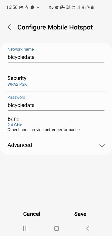 Android phone screenshot with hotspot settings