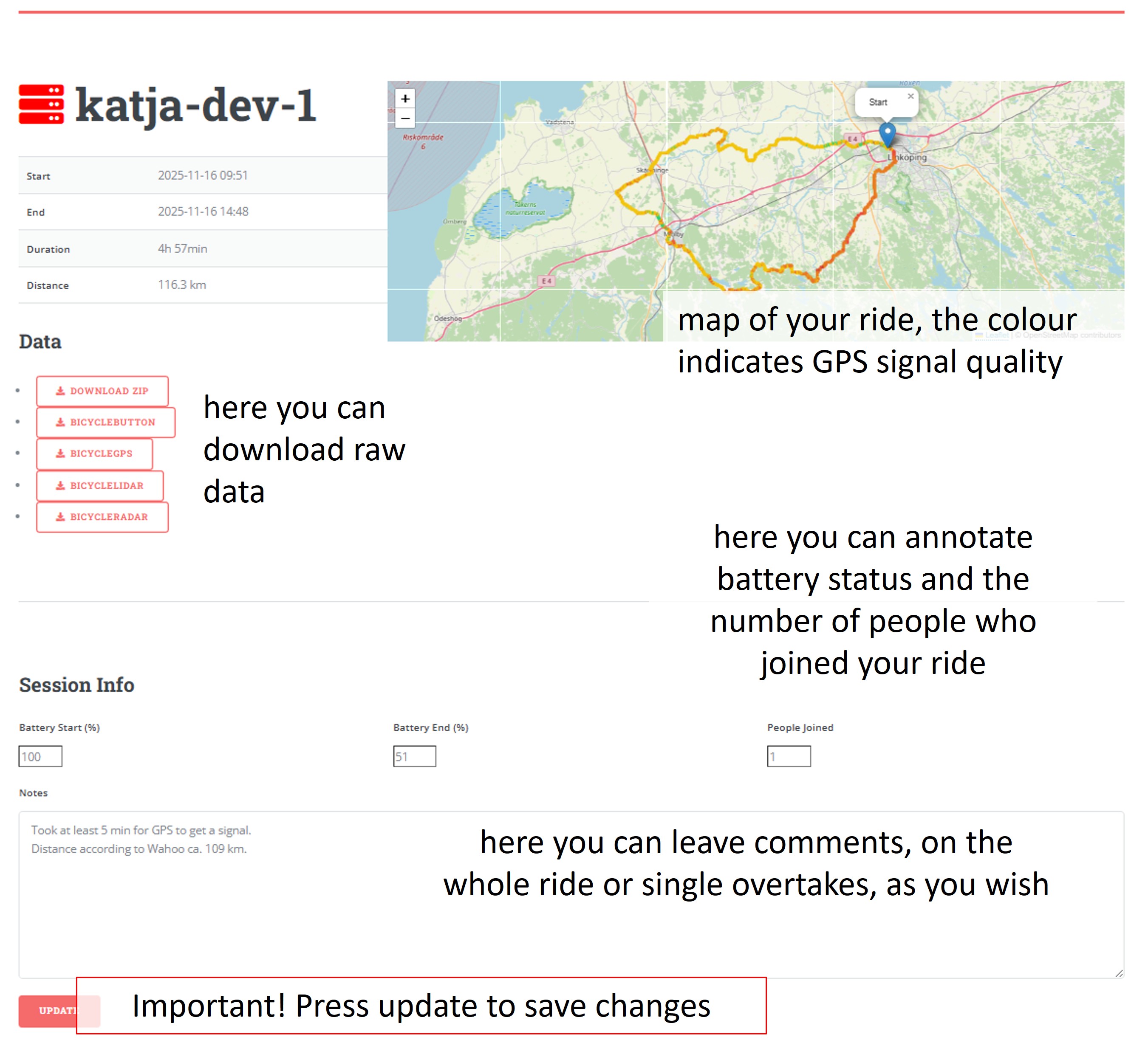 A screenshot of the dashboard as of January 2026