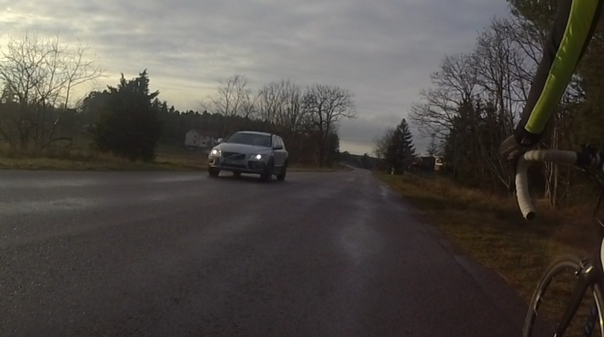 Oncoming car