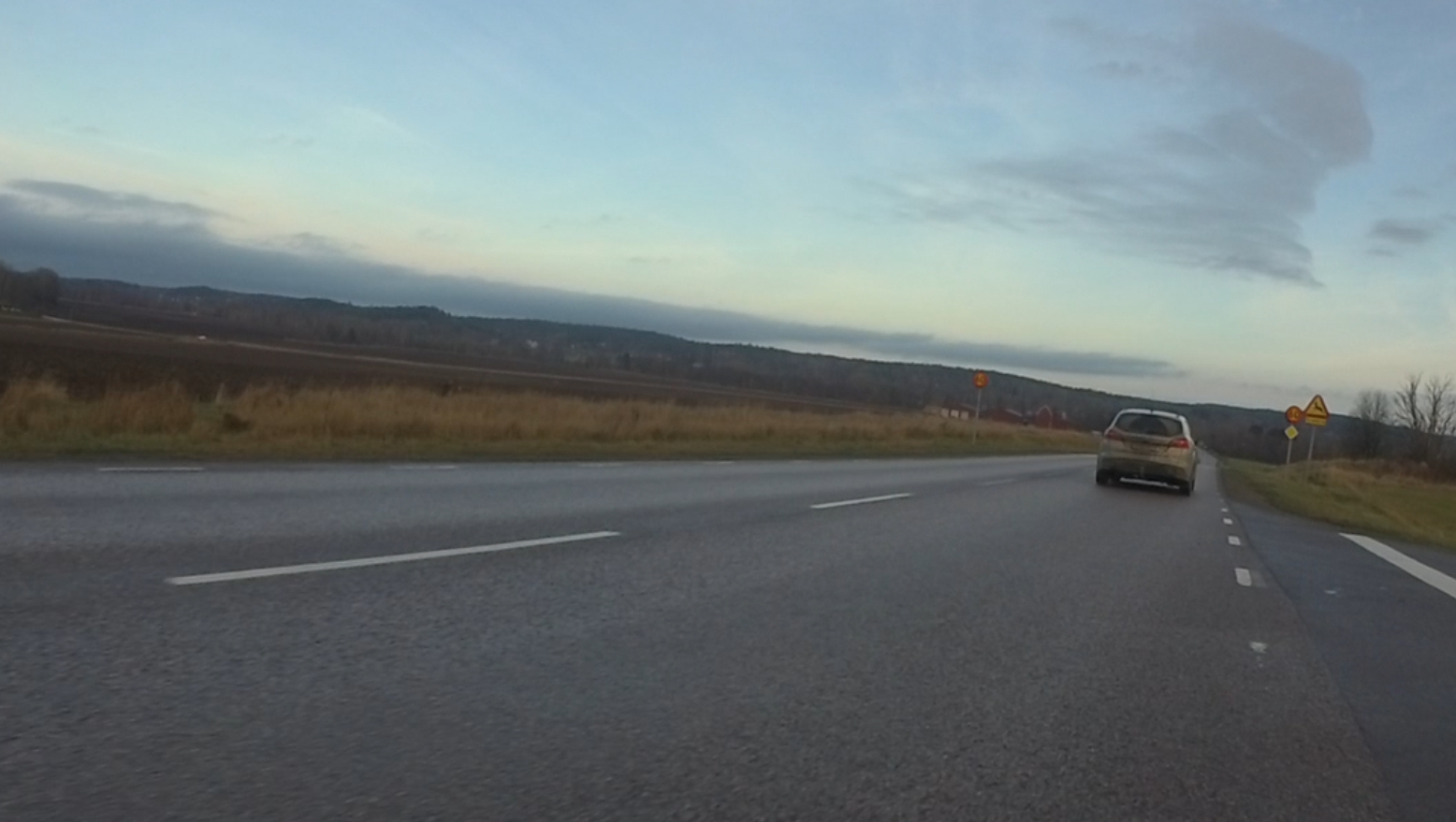 Car has passed and proceeded